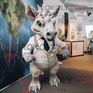 Sølv Triceratops...