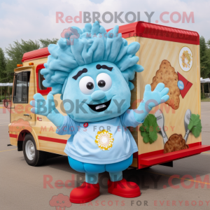 Sky Blue Lasagna mascot...