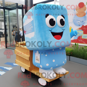 Sky Blue Lasagna mascot...