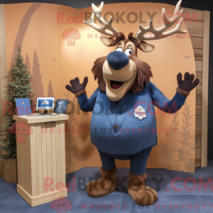 Disfraz de mascota Navy Elk...