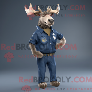 Disfraz de mascota Navy Elk...