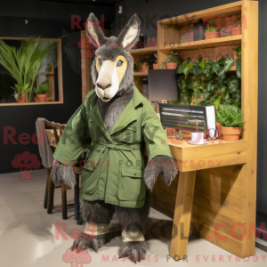 Forest Green Donkey mascot...