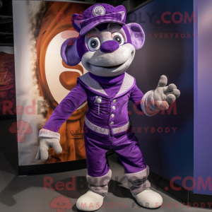 Purple Acrobat mascot...