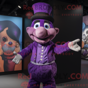 Purple Acrobat mascot...