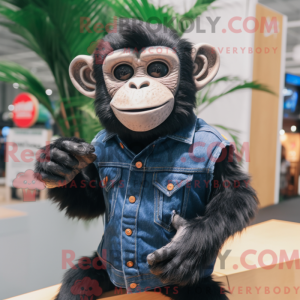Black Chimpanzee mascot...