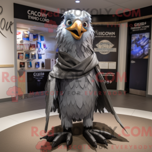 Silver Crow-mascottekostuum...