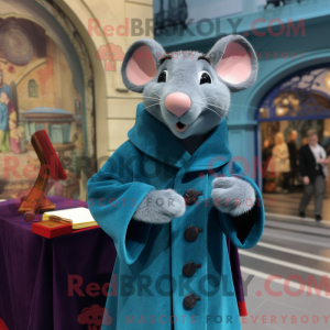 Cyan Ratatouille maskot...