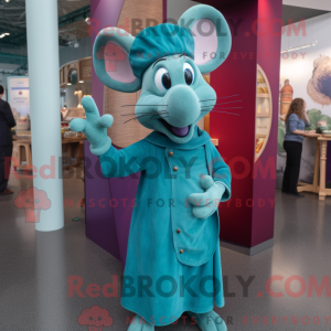 Costume mascotte de Cyan...