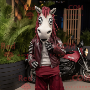 Maroon Quagga mascot...