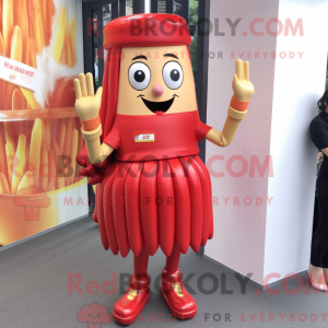 Red French Fries mascot...