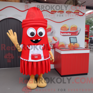 Red French Fries mascot...