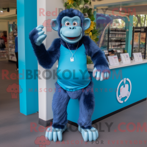 Blauwe chimpansee...