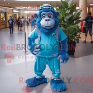 Blauwe chimpansee...