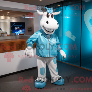 Cyan Cow máscara...