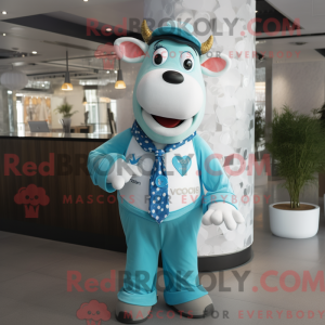 Cyan Cow máscara...