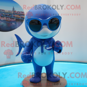 Blue Killer Whale maskot...
