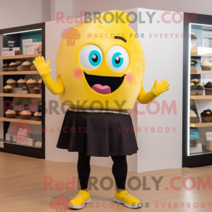 Yellow Cupcake mascot...