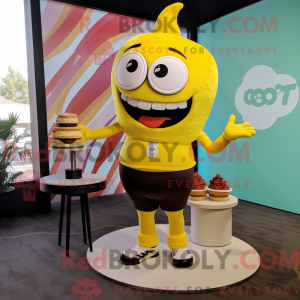 Yellow Cupcake mascot...