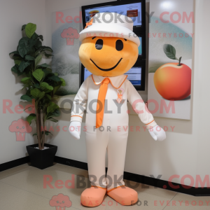 Peach Doctor mascot costume...