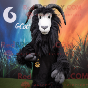 Black Angora Goat mascot...