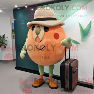 Peach Melon mascot costume...