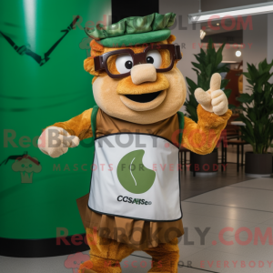 Brown Caesar Salad mascot...