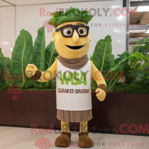 Brun Caesar Salat maskot...