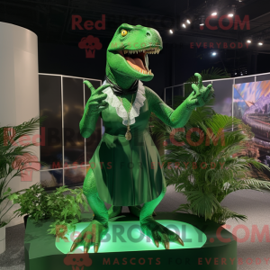 Postava maskota Green T Rex...
