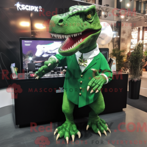 Postava maskota Green T Rex...
