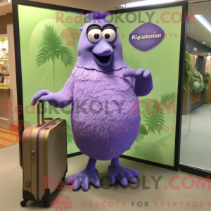 Lavender Kiwi mascot...