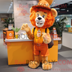 Disfraz de mascota Orange...