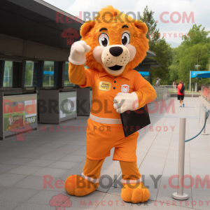 Disfraz de mascota Orange...