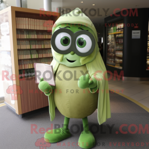 Olive Candy Box mascot...