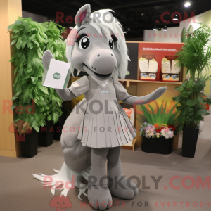 Gray Mare mascot costume...