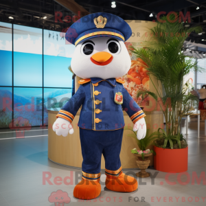 Navy Mandarin maskot...