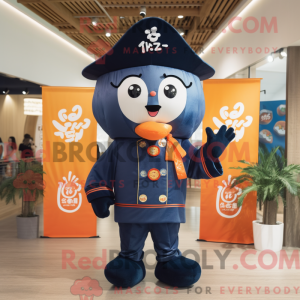 Navy Mandarin mascot...