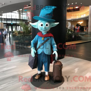 Turquoise Magician mascot...