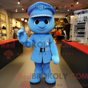 Sky Blue Soldier maskot...