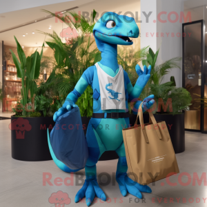 Cyan Dimorphodon máscara...