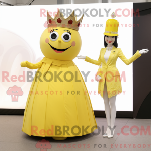 Lemon Yellow Queen mascot...