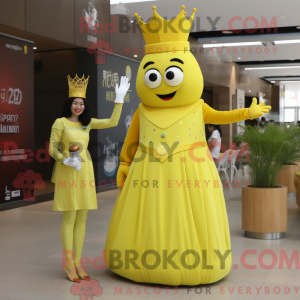 Lemon Yellow Queen mascot...