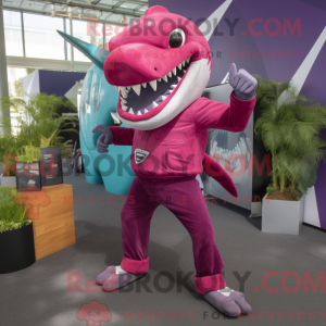 Magenta Megalodon máscara...