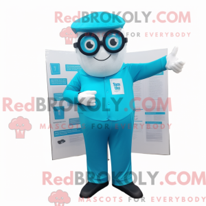 Postava maskota Cyan Pho...