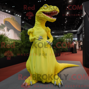 Personaggio mascotte T Rex...