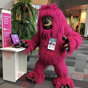Costume mascotte Magenta...