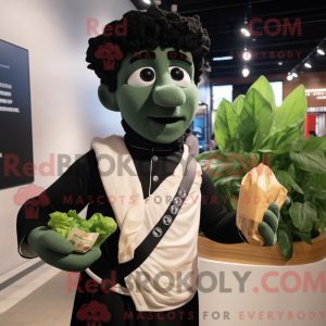 Black Caesar Salad mascot...