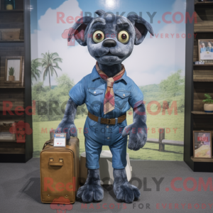 Hundemaskotdraktfigur kledd...