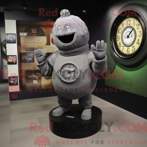 Gray Grenade mascot costume...