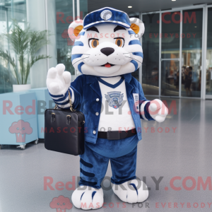 Navy Tiger mascot costume...