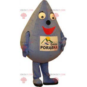 Mascotte gigante viola goccia. Mascotte viola - Redbrokoly.com